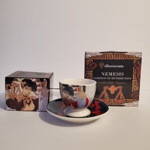Illumicrate Hades & Persephone Teacup and Saucer Set Greek Mythology